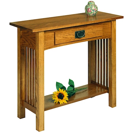 Sofa Table Console with Drawer