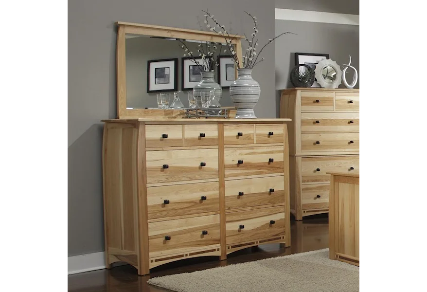 Adamstown Dresser and Mirror by AAmerica at Esprit Decor Home Furnishings