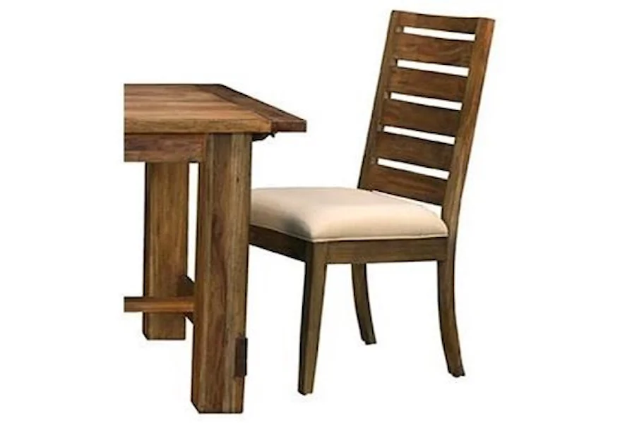 Anacortes Dining Side Chair Upholstered Seat by AAmerica at Esprit Decor Home Furnishings