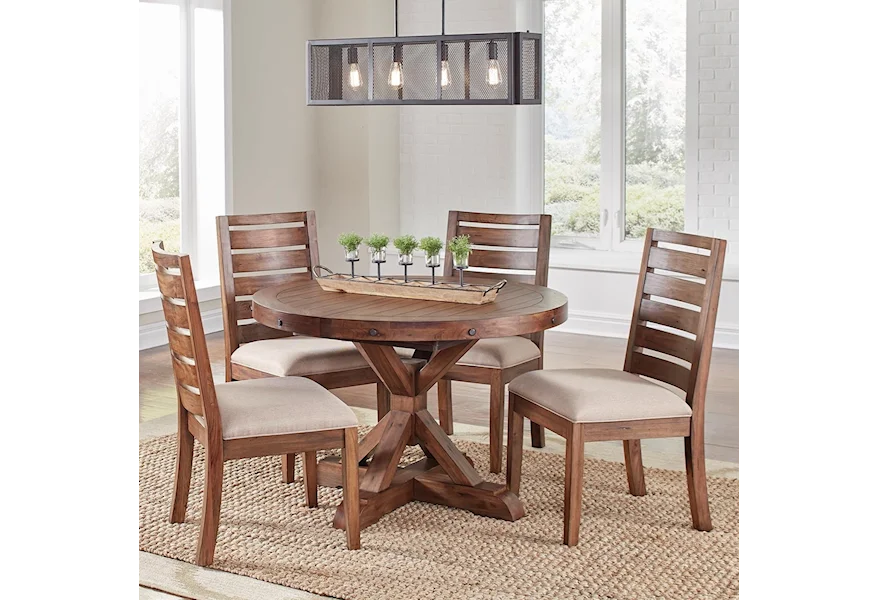 Anacortes 5 Piece Dining Set by AAmerica at Esprit Decor Home Furnishings