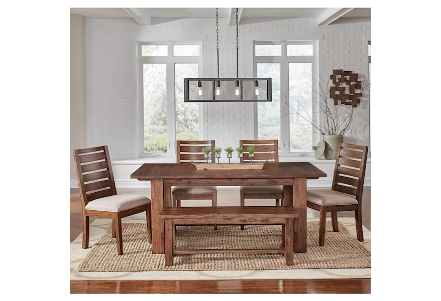 Anacortes 6 Piece Dining Set by AAmerica at Esprit Decor Home Furnishings
