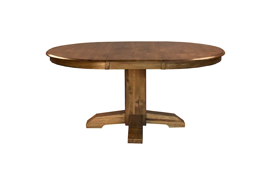 Bennett 48" Pedestal Table by AAmerica at Esprit Decor Home Furnishings