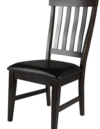 SLAT BACK DINING CHAIR