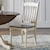 A-A British Isles Two-Tone Slatback Dining Side Chair