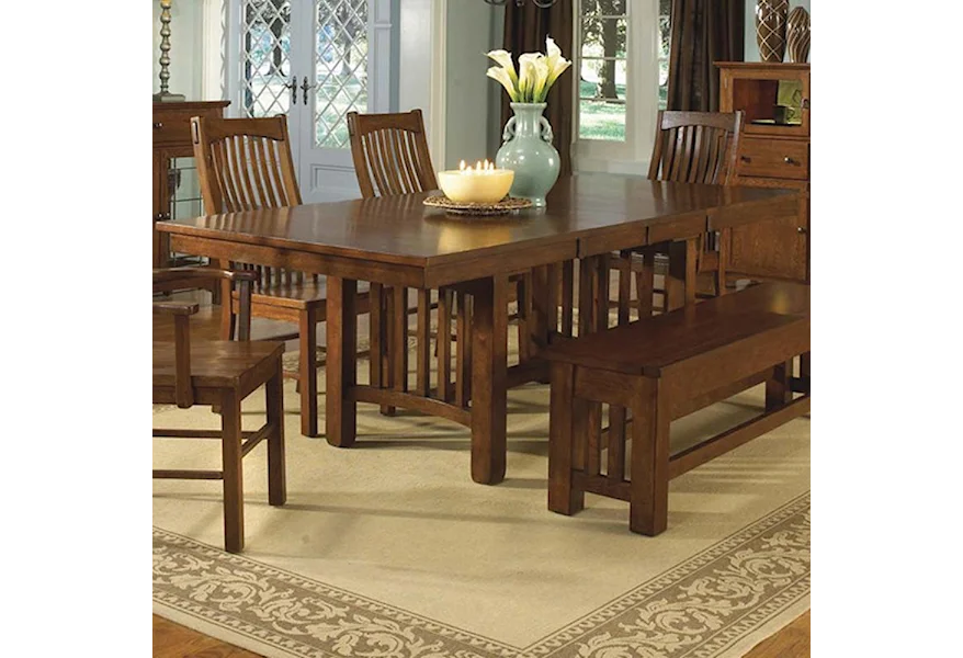 Laurelhurst Trestle Table by AAmerica at Esprit Decor Home Furnishings