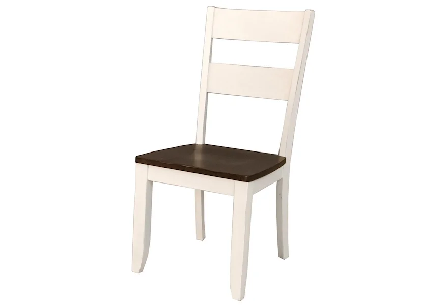 Mariposa Ladderback Side Chair by AAmerica at Conlin's Furniture