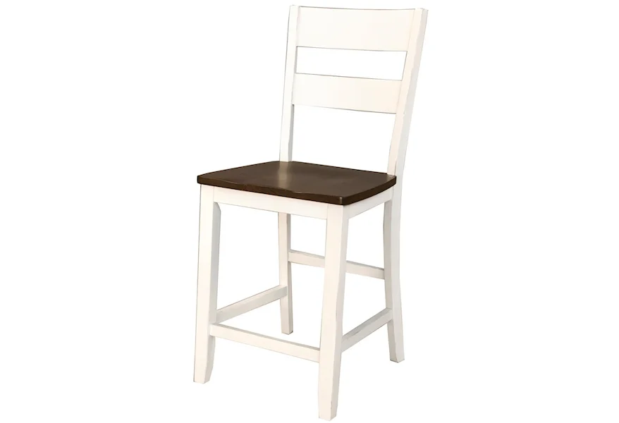 Mariposa Ladderback Stool by AAmerica at Esprit Decor Home Furnishings