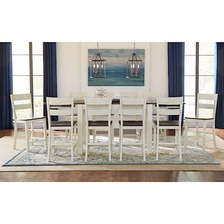 11 Piece Counter Height Dining Set