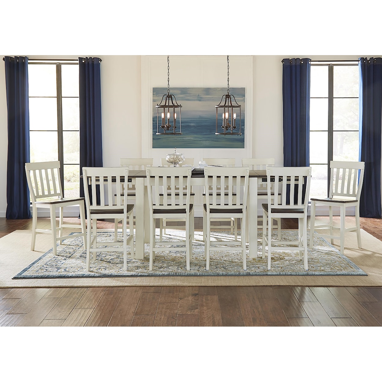 AAmerica Mariposa 5 Piece Counter Height Dining Set