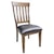 AAmerica Mariposa Slatback Side Chair with Upholstered Seat