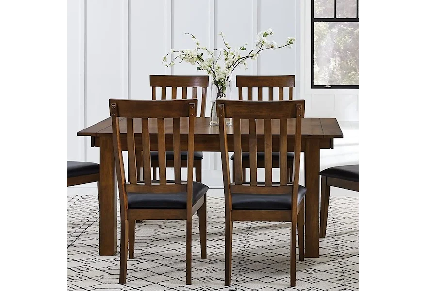 Mariposa 5 Piece Table and Chairs Set  by AAmerica at Esprit Decor Home Furnishings