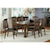 AAmerica Mariposa 7 Piece Dining Table and Slatback Chairs Set