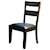AAmerica Mariposa Ladder Back Side Chair with Upholstered Seat