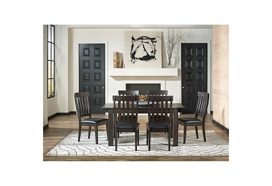 Mariposa 7 Piece Table and Chairs Set by AAmerica at Esprit Decor Home Furnishings
