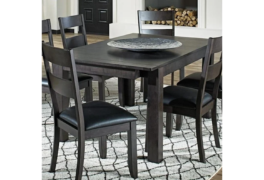 Mariposa Dining Leg Table by AAmerica at Esprit Decor Home Furnishings