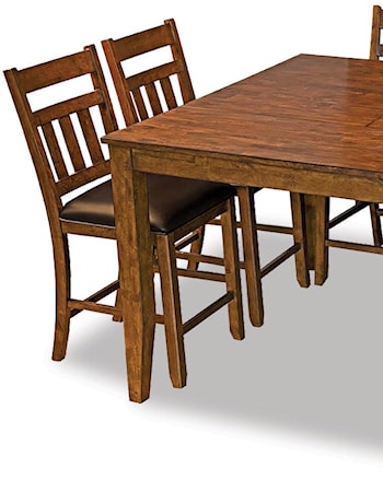 Square Gathering Height Table With 4 Chairs