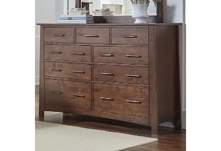 Sodo Nine Drawer Dresser by AAmerica at Esprit Decor Home Furnishings