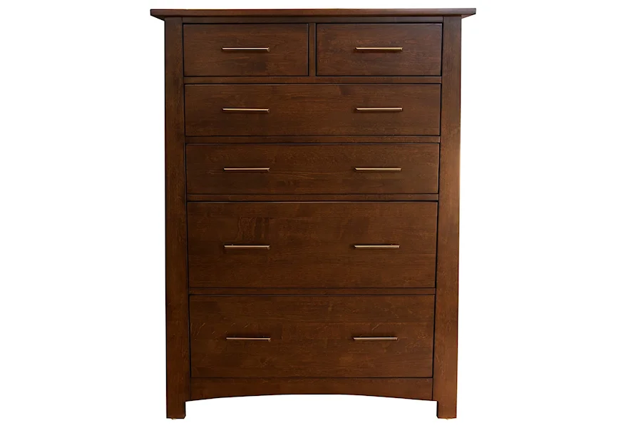 Sodo Six Drawer Chest by AAmerica at Esprit Decor Home Furnishings
