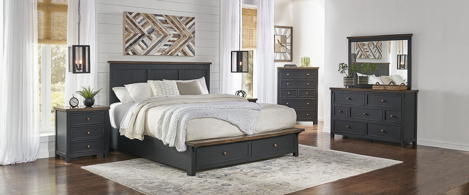 King Storage Platform Bedroom