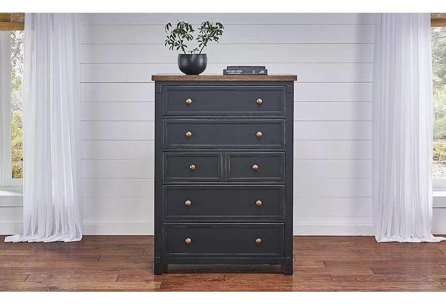Stormy Ridge 6-Drawer Chest by AAmerica at VanDrie Home Furnishings