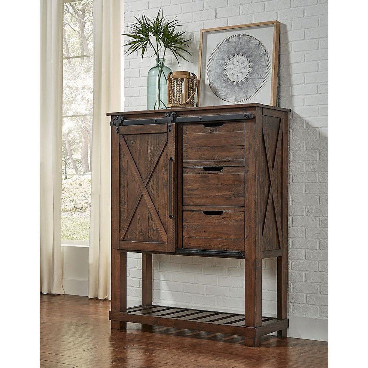 AAmerica Sun Valley Barn Door Chest