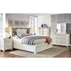 AAmerica Sun Valley California King Bed with Footboard Storage