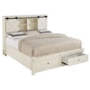 A-A Sun Valley California King Bed with Footboard Storage