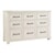 AAmerica Sun Valley 9 Drawer Dresser with Felt Lined Top Drawers