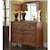 AAmerica Westlake Transitional 10-Drawer Dresser with Landscape Mirror