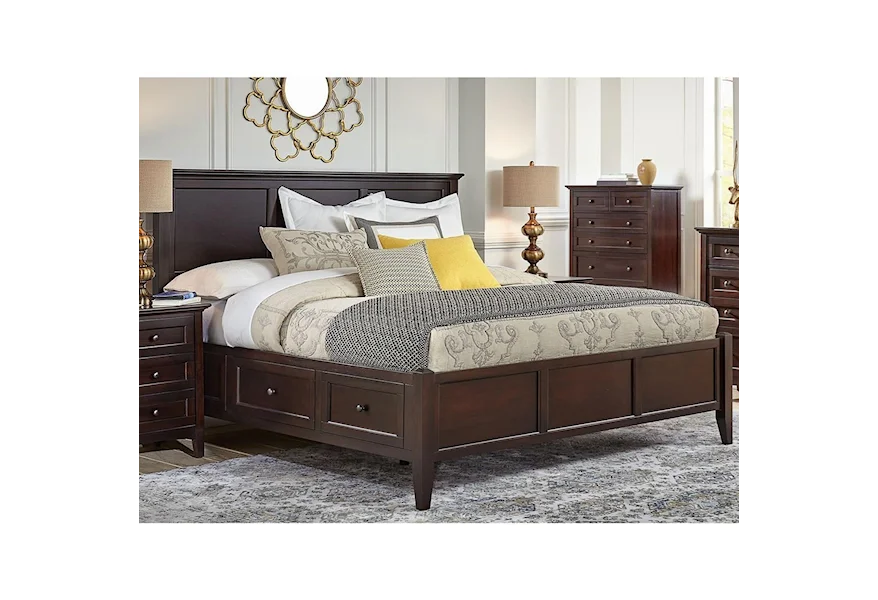 Westlake California King Storage Bed by AAmerica at Esprit Decor Home Furnishings