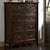 AAmerica Westlake Transitional 6-Drawer Chest with Felt Lined Top Drawers