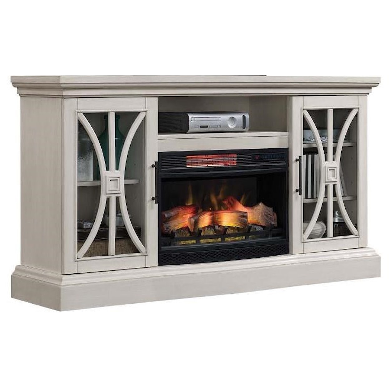 Twin Star Home stephens Stephens Fire Place Console