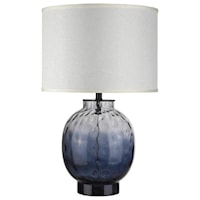 Lagoon Water Glass 1-Light Table Lamp