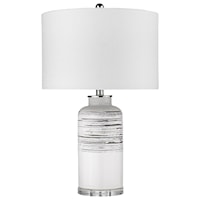 Brushed Nickel 1-Light Table Lamp