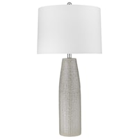 Polished Nickel 1-Light Table Lamp