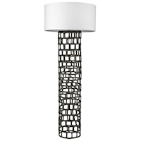 Black Gold 1-Light Floor Lamp