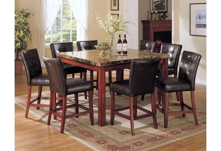 7380 Bologna Counter Height Table Set by Acme Furniture at Carolina Direct