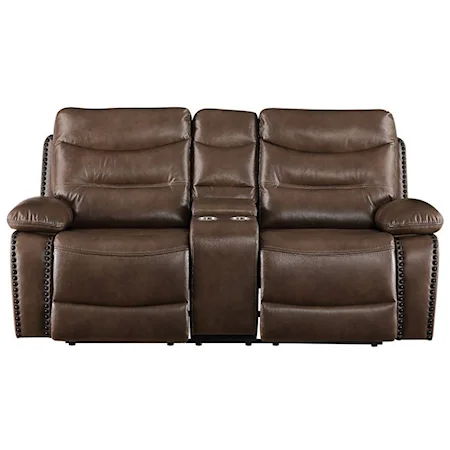 Reclining Loveseat w/Console