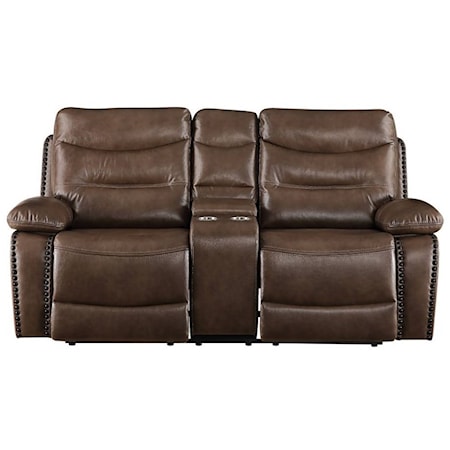 Reclining Loveseat w/Console