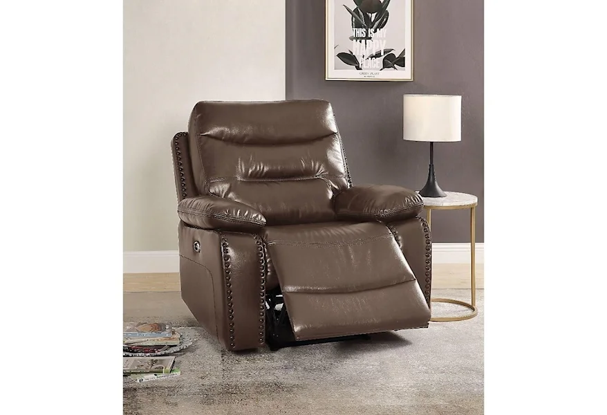 Aashi Power Recliner by Acme Furniture at Del Sol Furniture