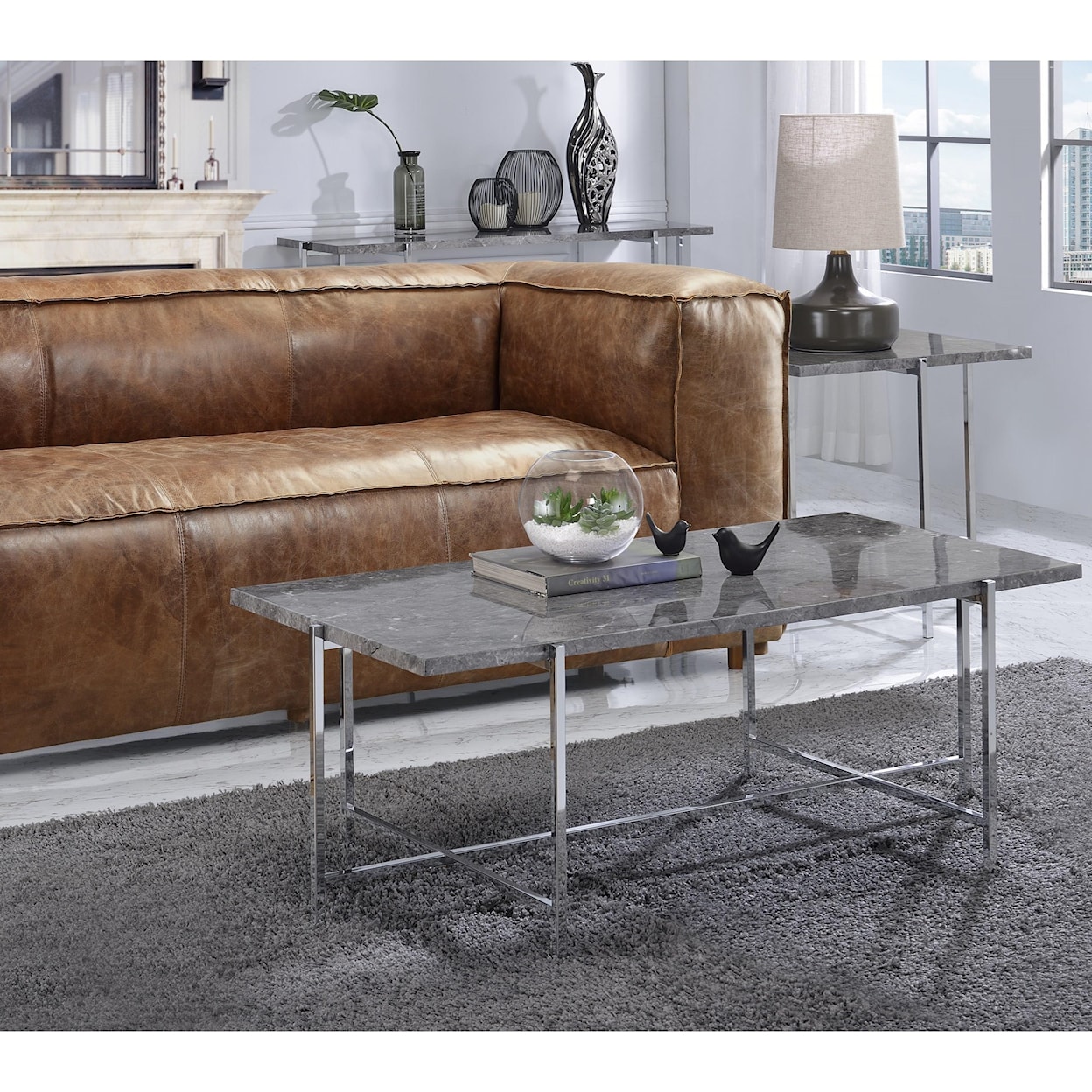 Acme Furniture Adelae Sofa Table