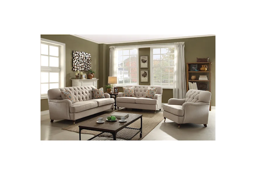Alianza Stationary Living Room Group by Acme Furniture at A1 Furniture & Mattress