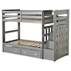 Acme Furniture Allentown Storage Bunkbed with Trundle