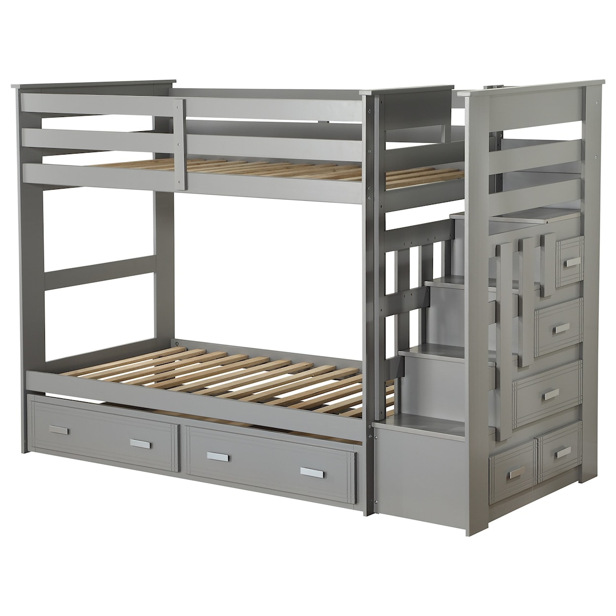 Acme Furniture Allentown Storage Bunkbed with Trundle