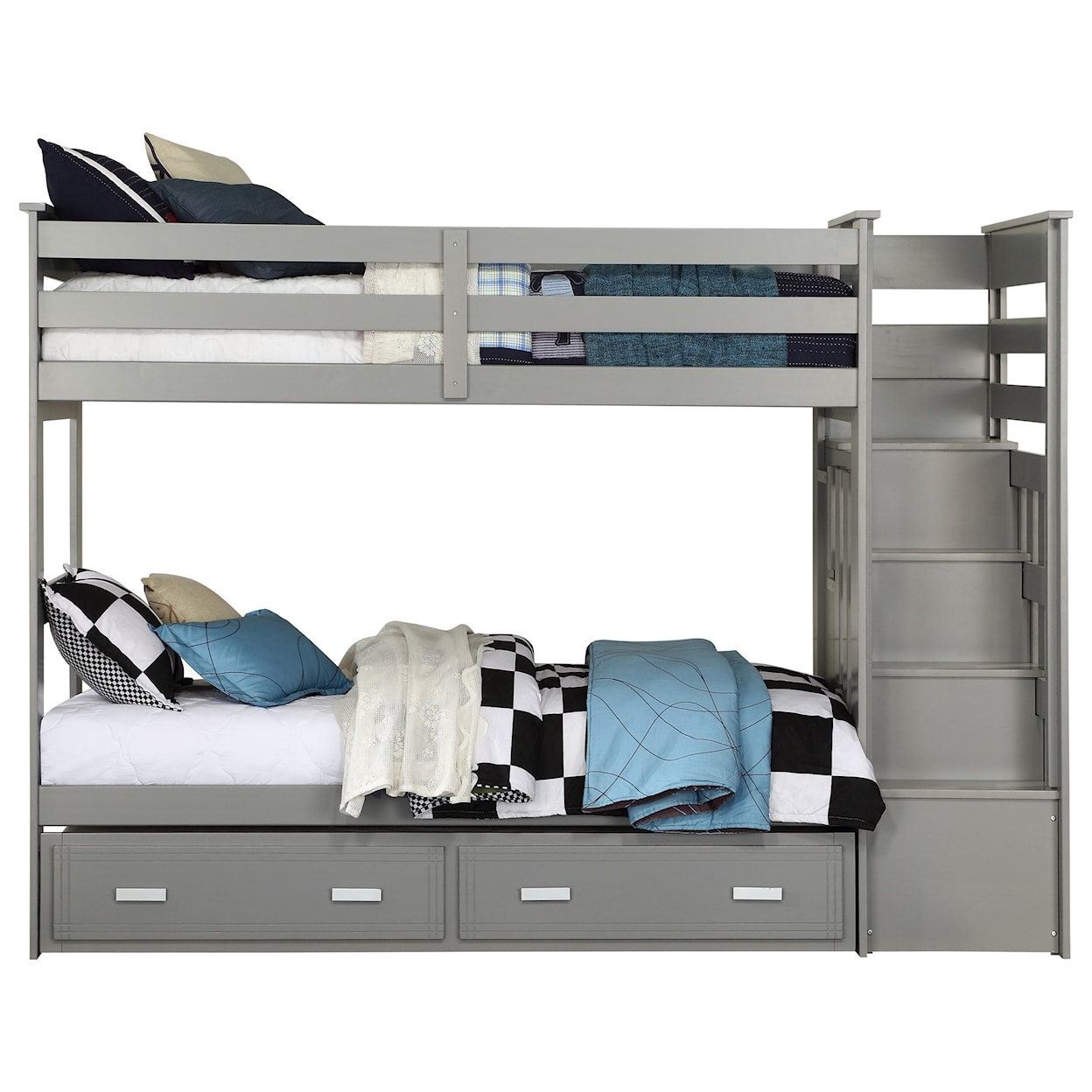 Acme Furniture Allentown Storage Bunkbed with Trundle