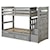 Acme Furniture Allentown Twin Over Twin Bunkbed with Trundle and Storage Drawers
