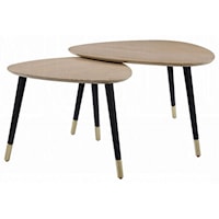 Mid-Century Modern 2-Pack Nesting Tables