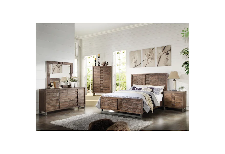 Andria California King Bedroom Group by Acme Furniture at A1 Furniture & Mattress