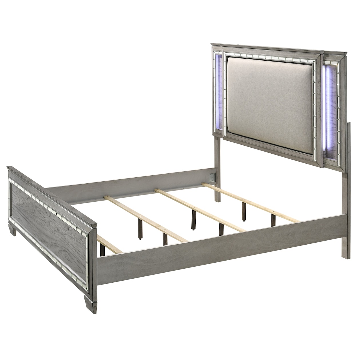 Acme Furniture Antares King Bed (LED HB)