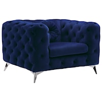 Glam Chesterfield-Style Chair
